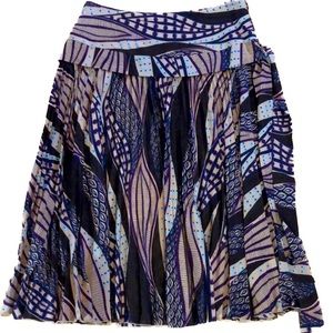 Vintage Ferragamo Silk Skirt size 8